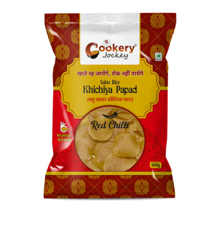 Cookery Jockey Sabu Rice Khichiya Red Chill Papad